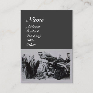 Carte De Visite RESTAURATION AUTOMATIQUE, AUTOMOBILE, garage de ré