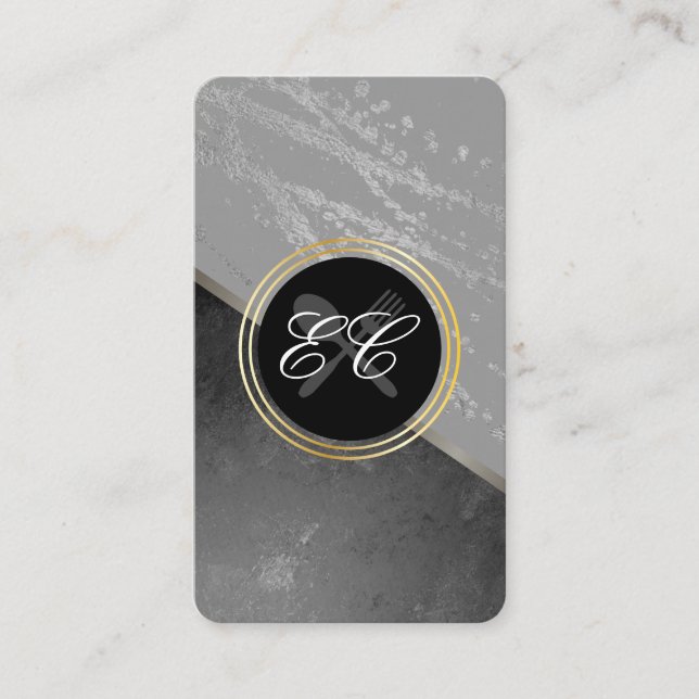 Carte De Visite Restauration Événements Restaurant (Devant)