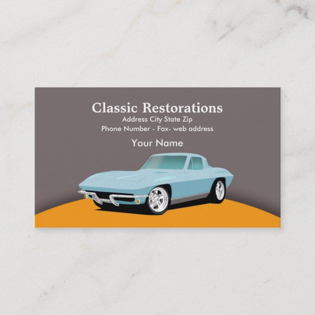 Carte De Visite RestoMod (Devant)