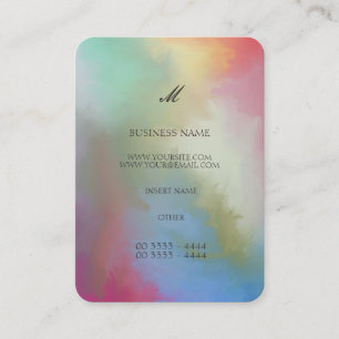 Carte De Visite Résumé coloré