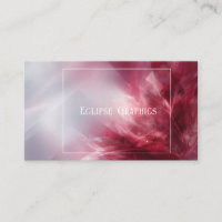 Résumé Floral Rubis Cramoisi Cadre Blanc Dynamique