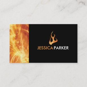 Carte De Visite Résumé - le feu