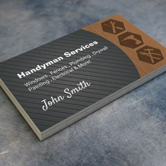 Carte De Visite Retrait professionnel de la construction manuelle