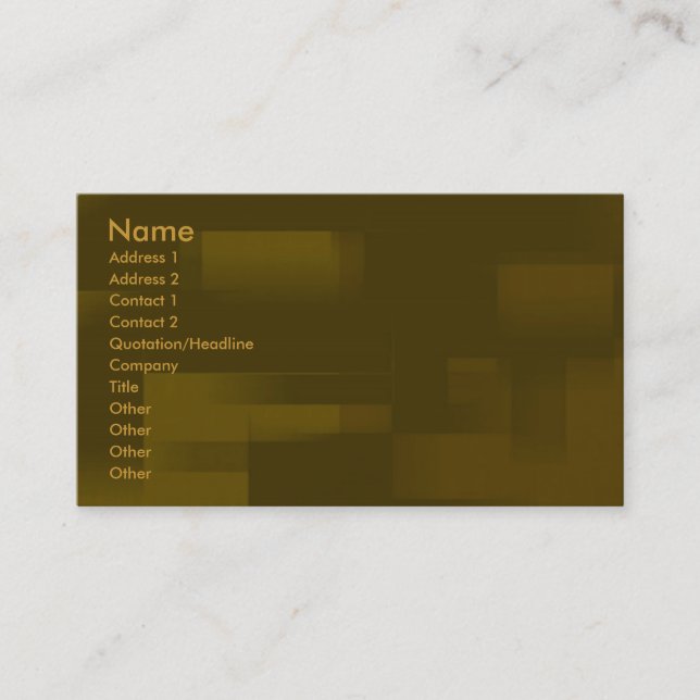 Carte de visite rétro (Devant)