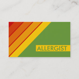 Carte De Visite rétro ALLERGOLOGISTE