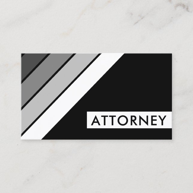 Carte De Visite rétro ATTORNEY (Devant)