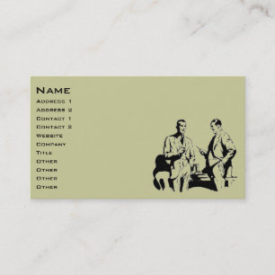 Carte De Visite Retro Business