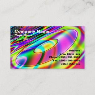 Carte De Visite Rétro CD abstrait de musique