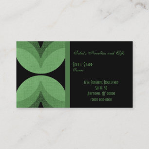 Carte de visite rétro chic, Clover