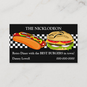 Carte de visite Retro Diner