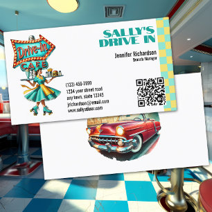 Carte De Visite Retro Diner