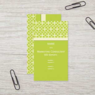 Carte de visite rétro pour les designers/do-it-you
