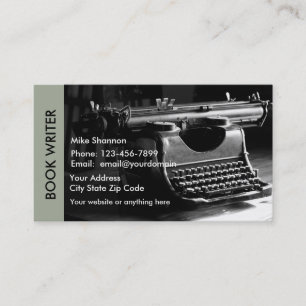 Carte De Visite Rétro thème d'auteur
