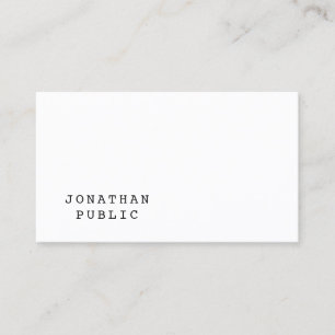 Carte De Visite Retro Vintage nostalgique look minimaliste Modèle