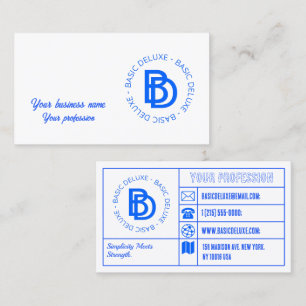 Carte De Visite Retro Vintage Rays Nom Abstrait tendance