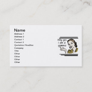 Carte De Visite Rétros T-shirts gamma et cadeaux