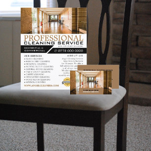 Carte De Visite Rez-de-chaussée, Service de nettoyage