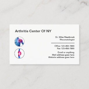 Carte De Visite Rheumatologue Médicale