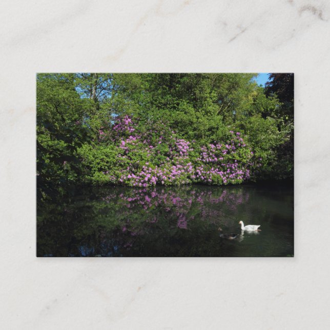 Carte De Visite Rhododendrons (Devant)