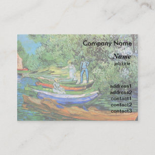 Carte De Visite Rive de l'Oise à Auvers par Vincent van Gogh