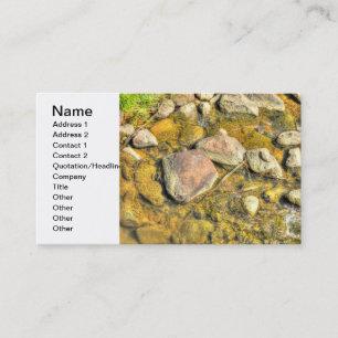 Carte De Visite Rivières Rocks