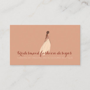 Carte De Visite Robe de soirée pour demoiselle d'honneur de mariag