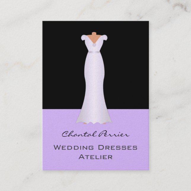 Carte De Visite Robes Mariages (Devant)
