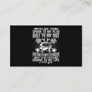 Carte De Visite Robt Mécanique De Voiture À Mon Piston De Nut À Mo