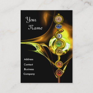 Carte De Visite ROCHE D'ASCLEPIUS,7 CHAKRAS, INSTRUCTEUR YOGA Jaun