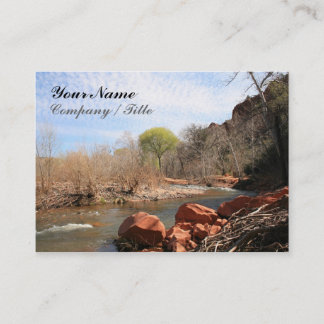 Carte De Visite Rock Creek rouge
