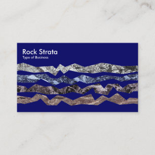 Carte De Visite Rock Strata - Deep Navy