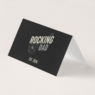 Carte de visite Rocking Dad Vintage Guitare