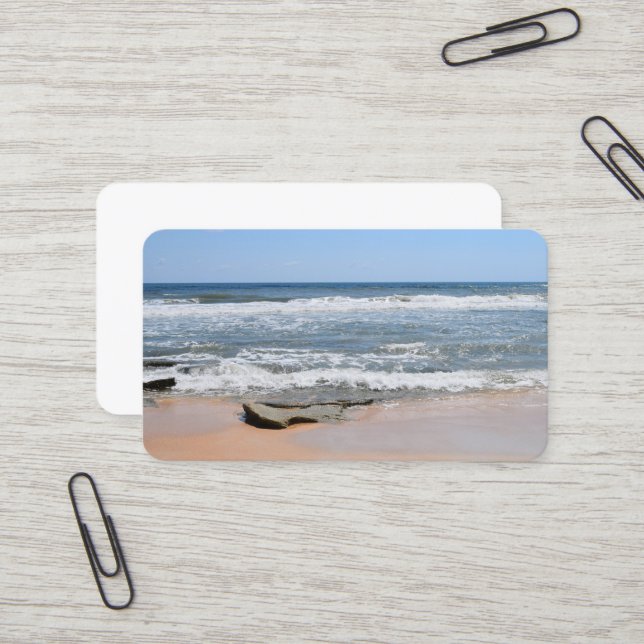 Carte de visite Rocky Beach (Devant/Arrière en situation)
