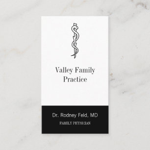 Carte De Visite Rod d'Asclepius [symbole médical]