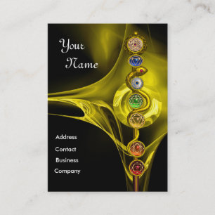 CARTE DE VISITE RODE D'ASCLEPIUS,7 CHAKRAS, YOGA, ÉNERGIE SPIRITUE