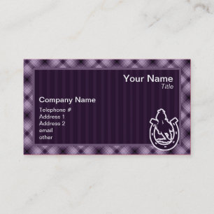 Carte De Visite Rodéo pourpre