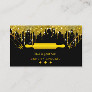 Carte De Visite Rolling Pin Boulangerie Pâtisserie Restauration de
