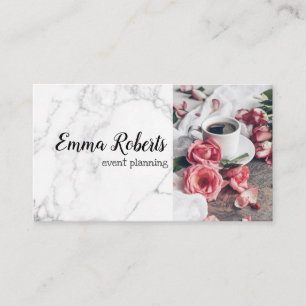 Carte De Visite Romantic Pink Old Rose Rustic Bussines Card