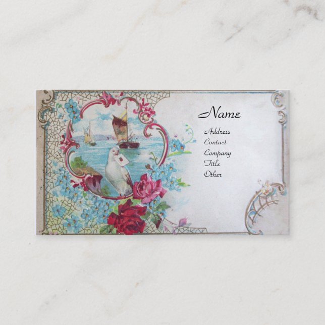 CARTE DE VISITE ROMANTIQUE (Devant)