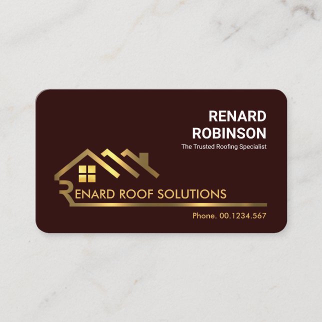 Carte De Visite Rooftop Lettre-R Rooftop (Devant)