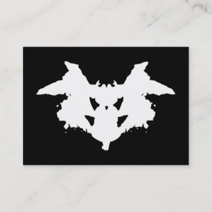 Carte de visite Rorschach Inkblot