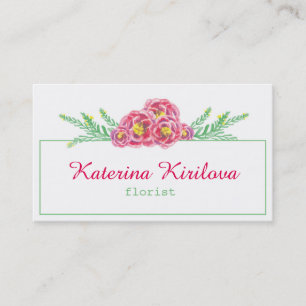 Carte De Visite Rose