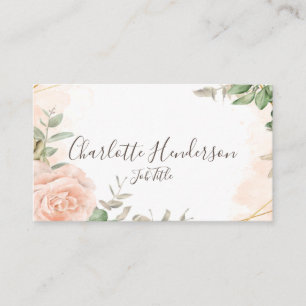 Carte de visite Rose