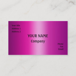 Carte De Visite Rose