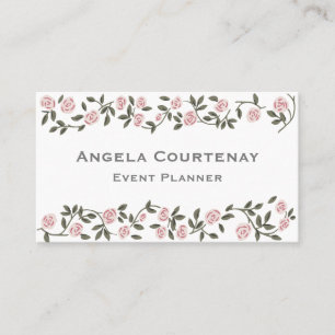 Carte de visite rose