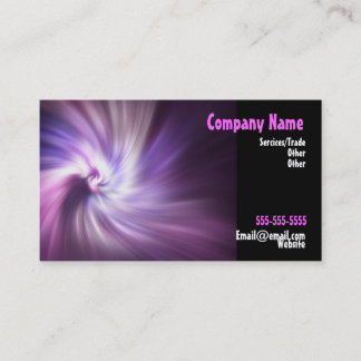 carte de visite rose