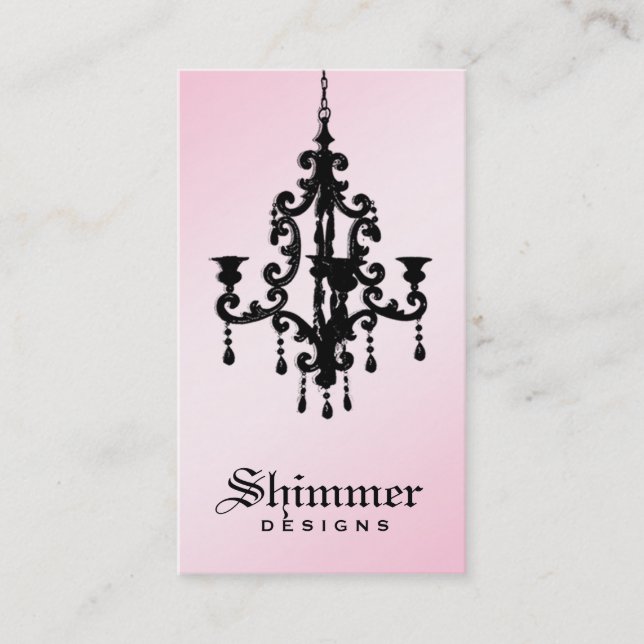Carte De Visite rose 2 du lustre 311-Shimmer (Devant)