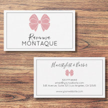 Rose Blush Luxueux Nœud Mince Bordure Personnalisé