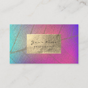 Carte De Visite Rose botanique d'Ombre de studio de beauté de