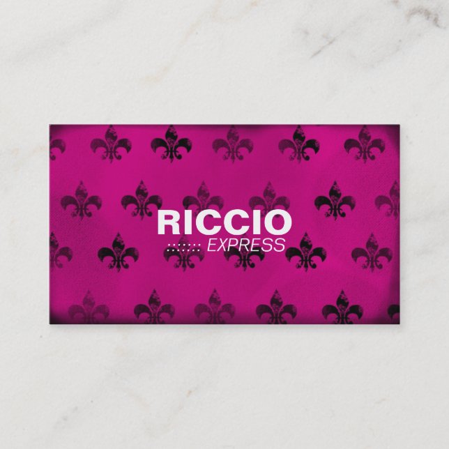 Carte De Visite Rose de 311 Fleur de Grunge Hott (Devant)